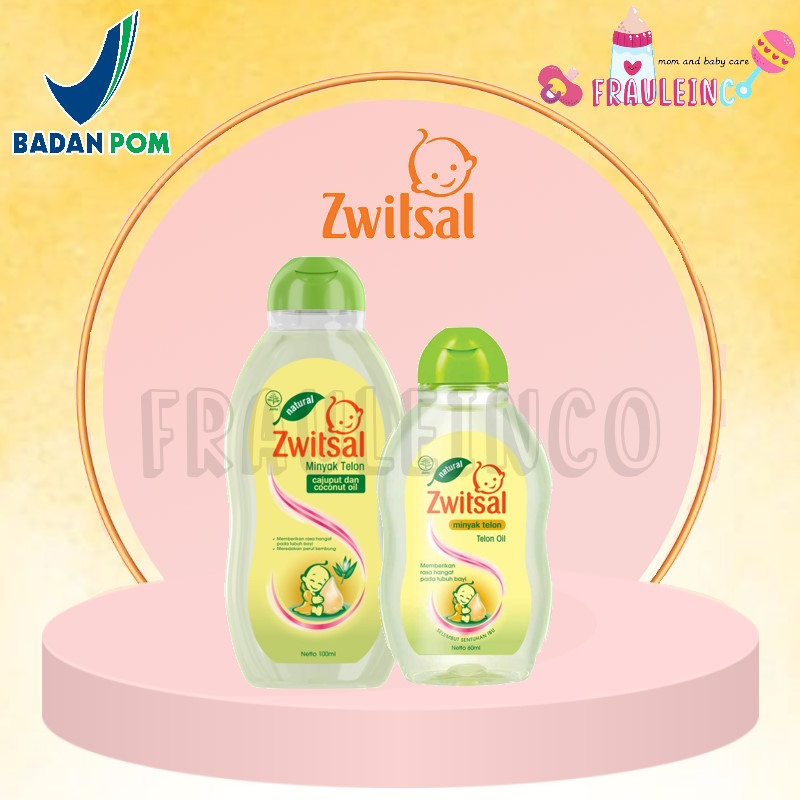 *FRAULEINCO* Zwitsal Baby Minyak Telon PLUS 3+1 Action 100ml / Minyak telon cajuput coconut oil 60ml