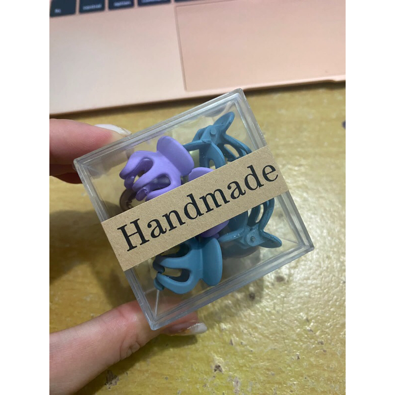 10 Pcs Jepit Rambut Mini Bahan Plastik Matte Untuk Bayi