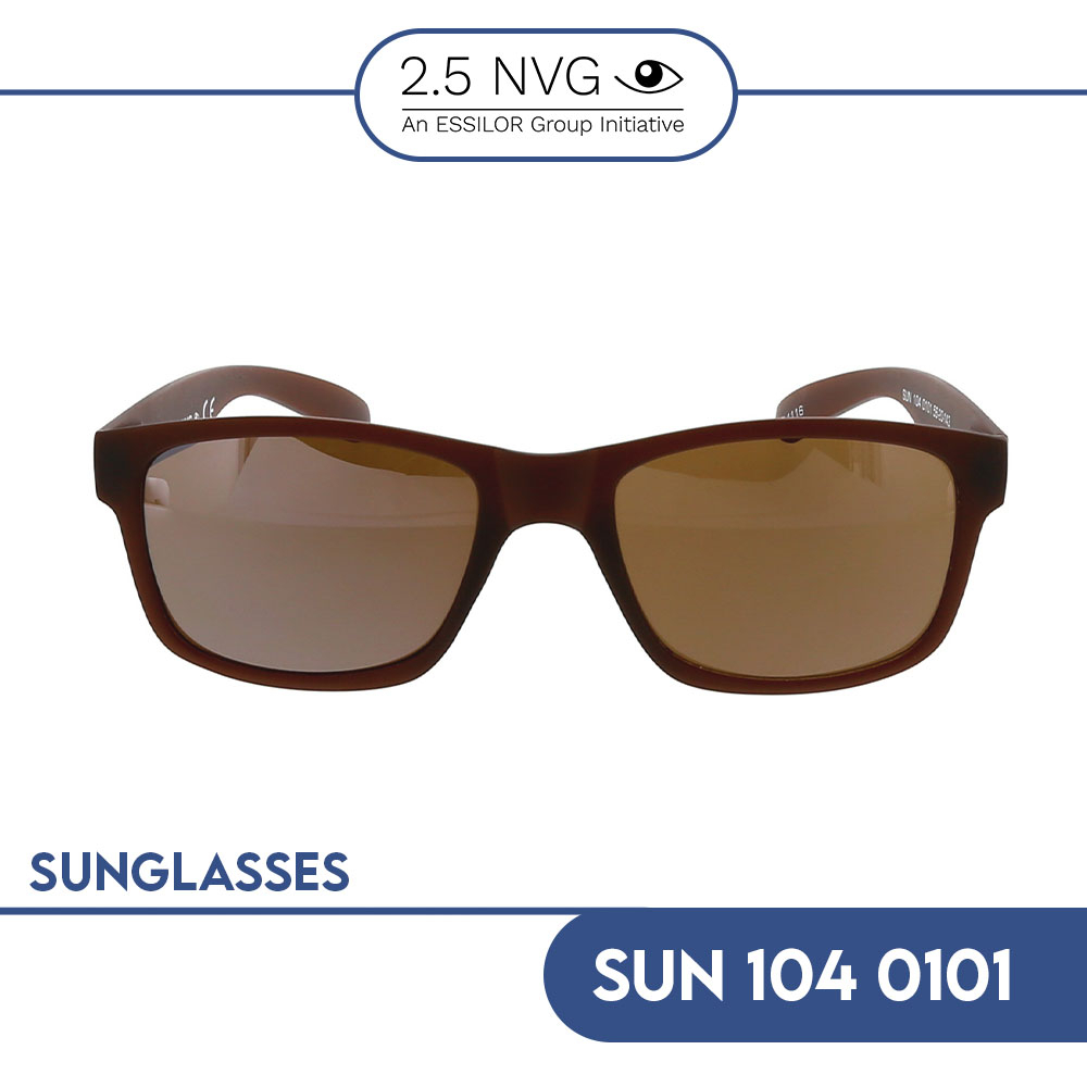 2.5 NVG By Essilor - Kacamata Pria - SUN 104 0101