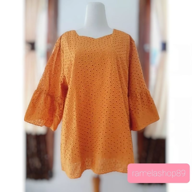 BISA COD//BLOUSE KATUN BOLONG IMPORT //ATASAN KATUN BANGKOK PREMIUM
