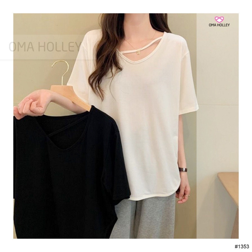 (COD) OH Fashion Kaos Louisa Oblong #1353
