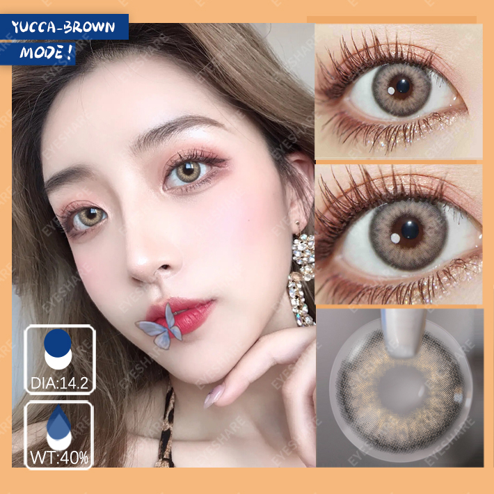 BARBIE Soft contact lens mata besar warna terlaris BARBIE Korea Selatan DIA digunakan setiap tahun: 14.2mm [COD &amp; stok tersedia] -1.00 s/d -6.00 Minus Softlens