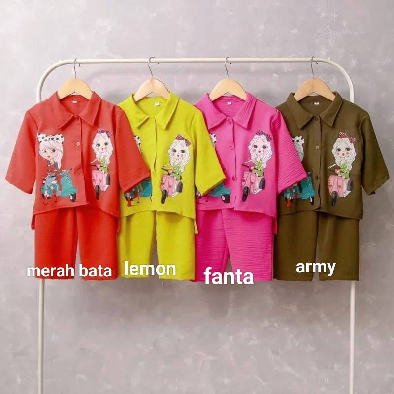 SET ANAK PEREMPUAN  | VESPA SET | SETELAN ANAK PEREMPUAN USIA 3-12 TAHUN | TERLARIS