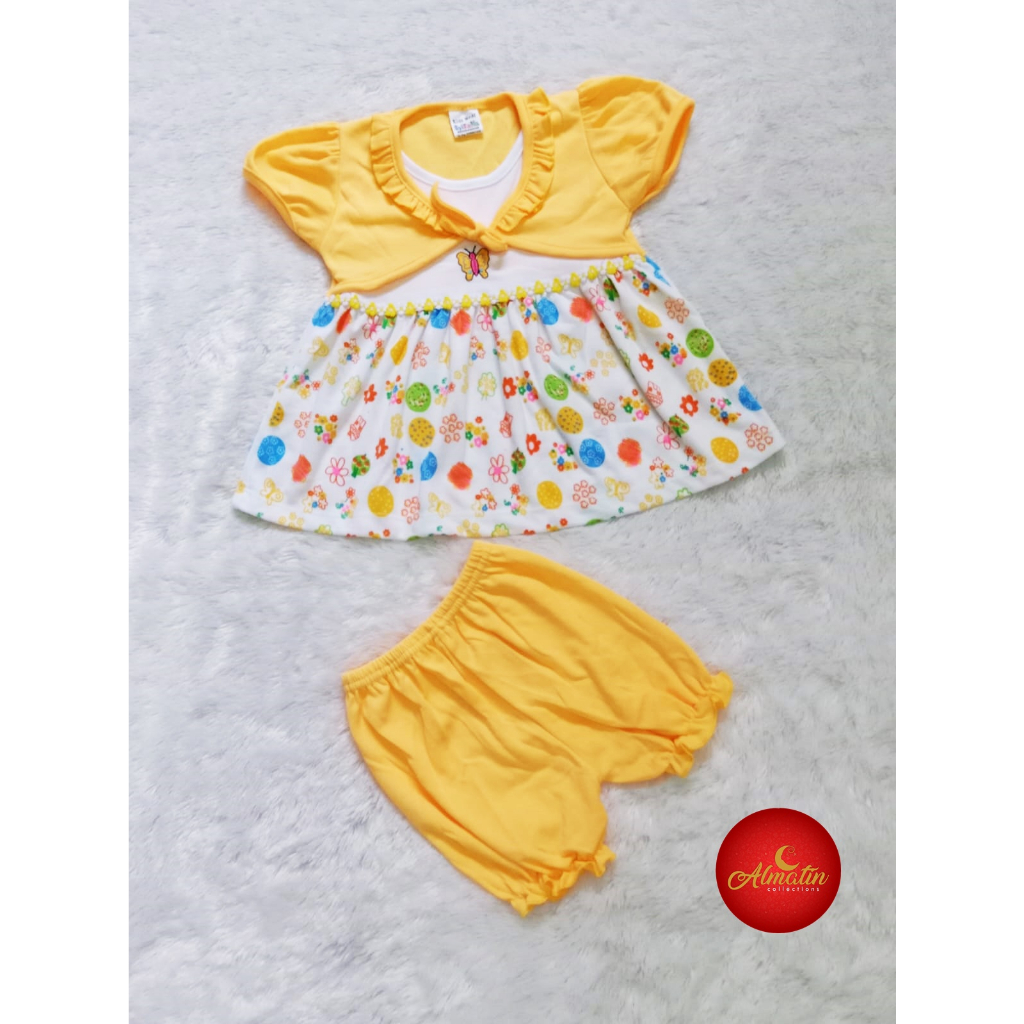 Baju bayi perempuan dress anak perempuan Baju Bayi cewek baju rok bayi perempuan setelan baju bayi perempuan