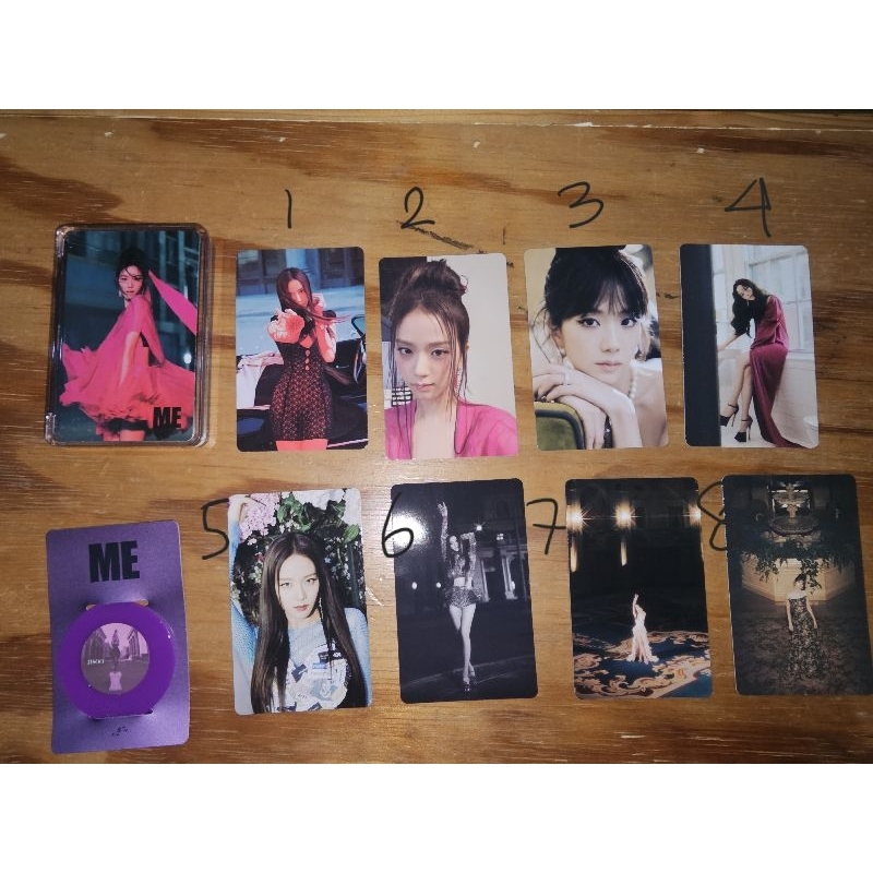 JISOO ME OFFICIAL YG TAG PHOTOCARD