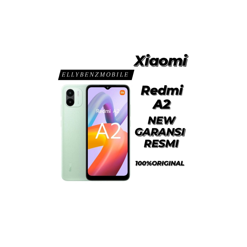 Xiaomi Redmi A2 3/32GB New Garansi Resmi RAM 3 internal 32GB