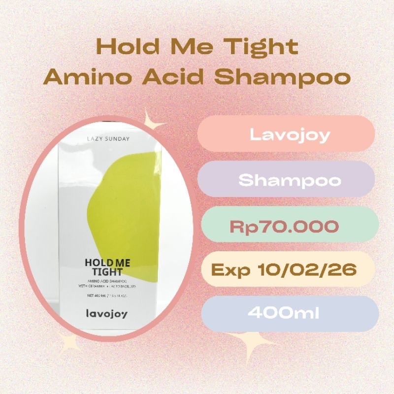 Lavojoy Hold Me Thight Amino Acid Shampoo & Scalp Scrub