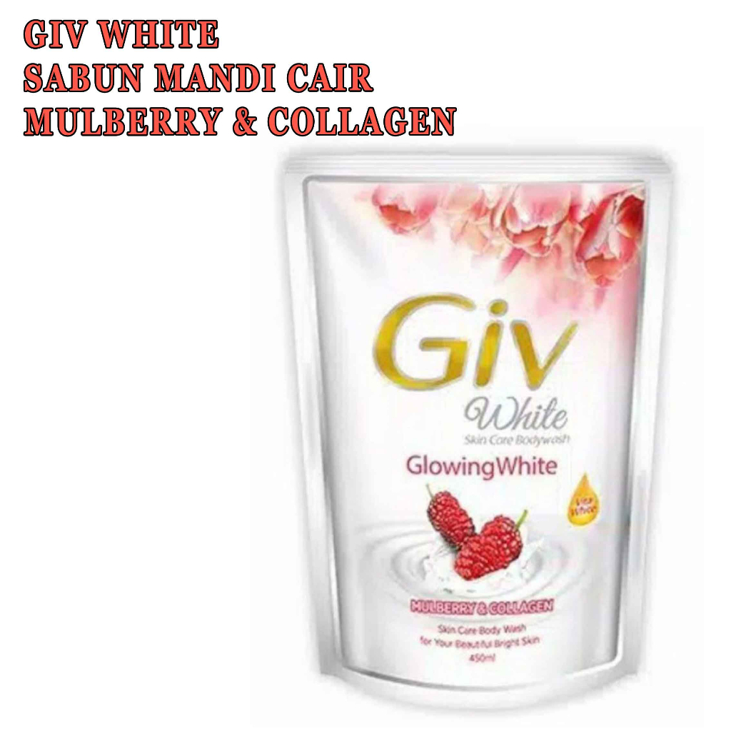 Sabun Mandi Cair*Giv White Skincare Body Wash Refill*Mulberry*450ml