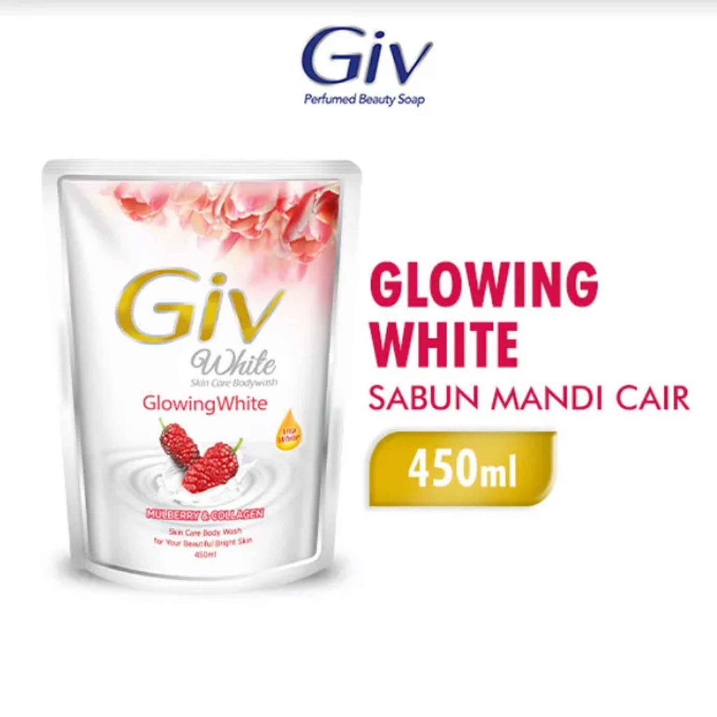 Sabun Mandi Cair*Giv White Skincare Body Wash Refill*Mulberry*450ml