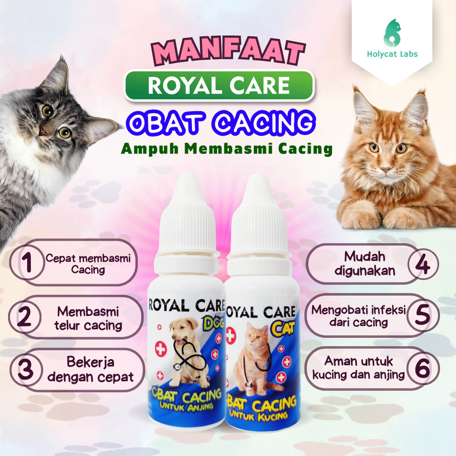 Royal Care Obat Cacing Kucing Anjing 10ml