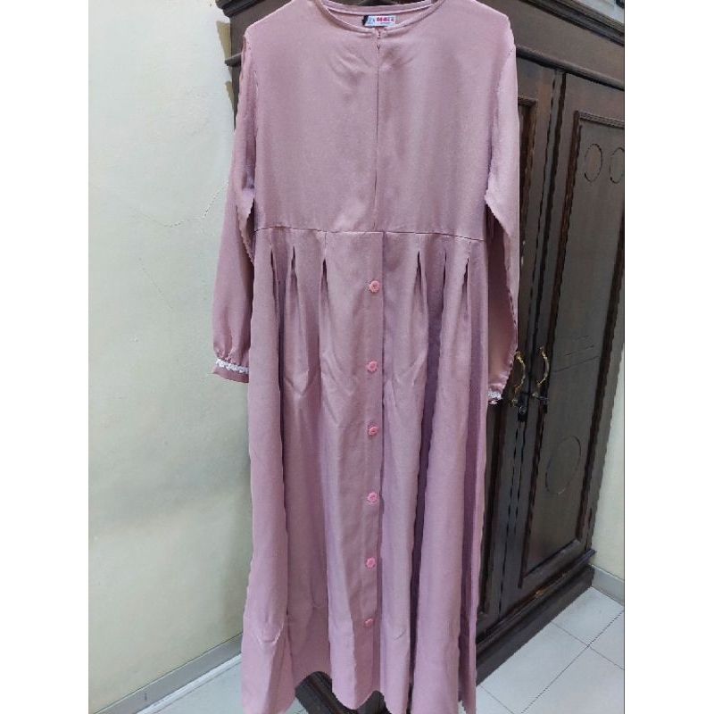 Preloved Gamis Dusty Pink