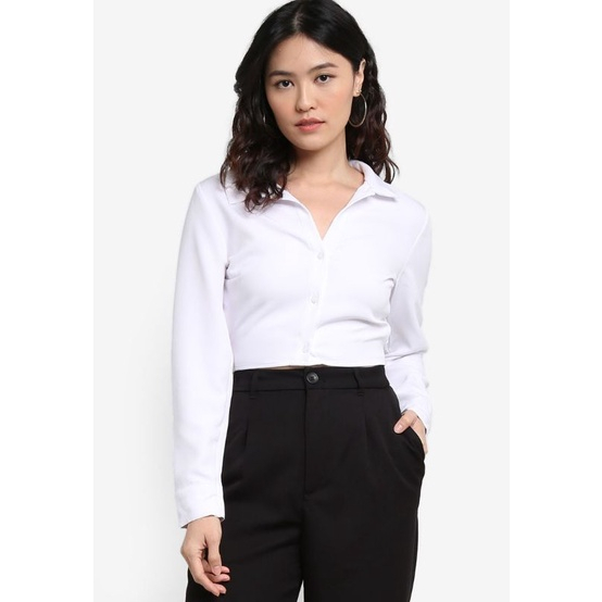 RX FASHION - AMILLA BLOUSE CROP WANITA