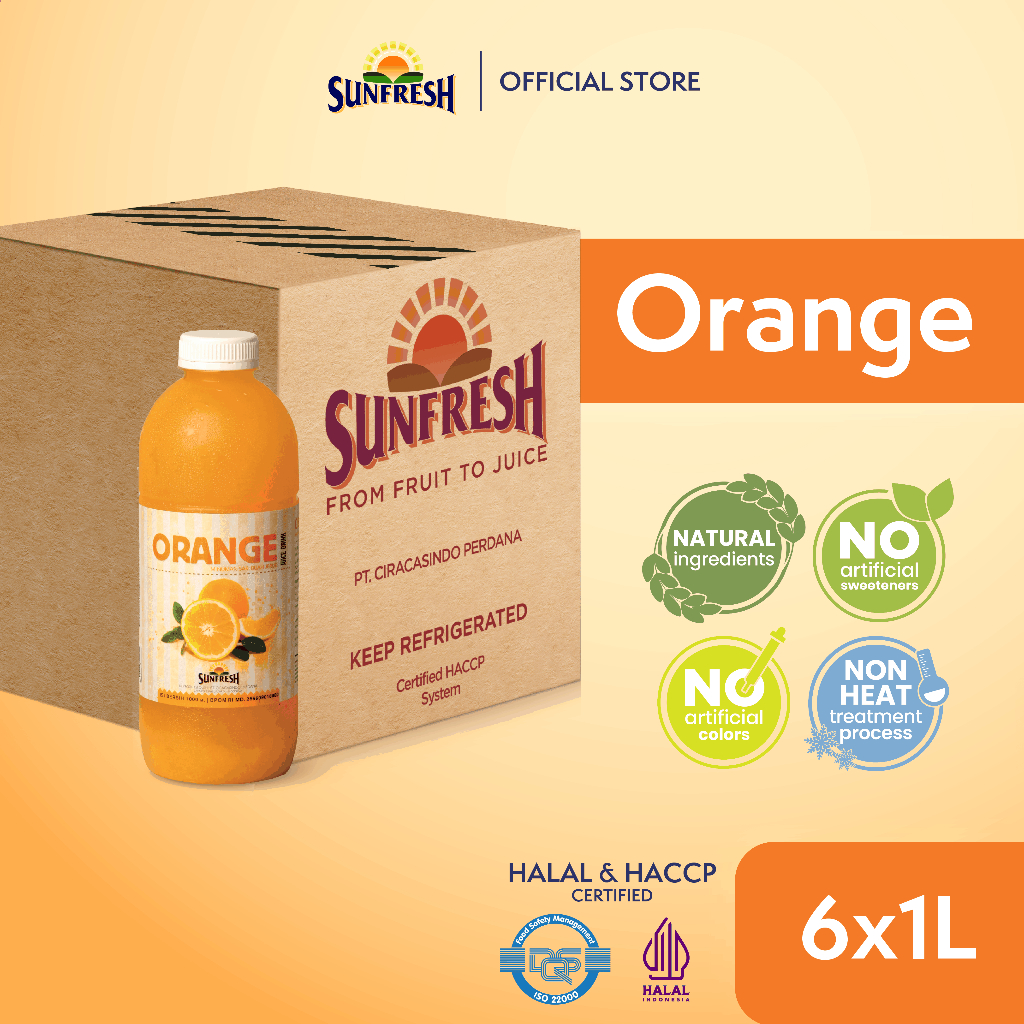 

Sunfresh Daily Juice 6 x 1 Liter - Kemasan Karton