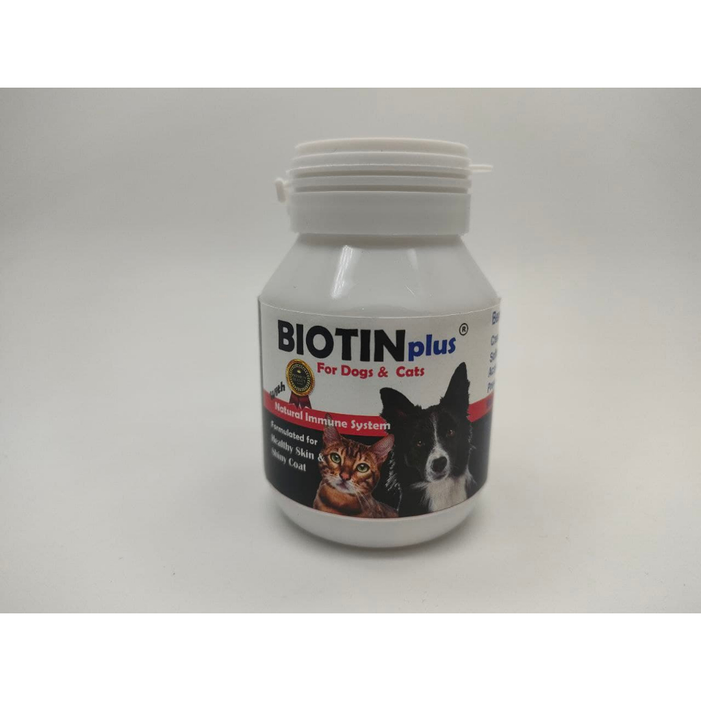 Vitamin Obat Bulu &amp; Kulit Anjing Puppies Bulu Rontok Botak Gatal Jamur Scabies Luka - BIOTIN + DERMAVITON + CHARLIE