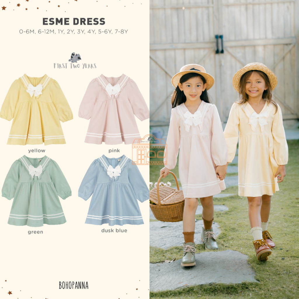 Bohopanna - Esme Dress - Dress Anak Perempuan