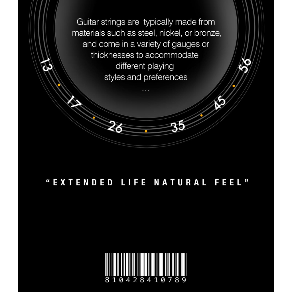 Original Senar Gitar Shinpo Akustik Anti Karat Coating Import USA Barcode Set