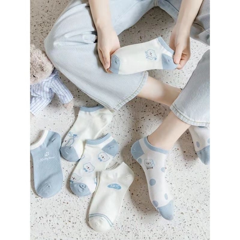 KAOS KAKI PENDEK BLUE BEAR / KAOS KAKI PENDEK IMPORT