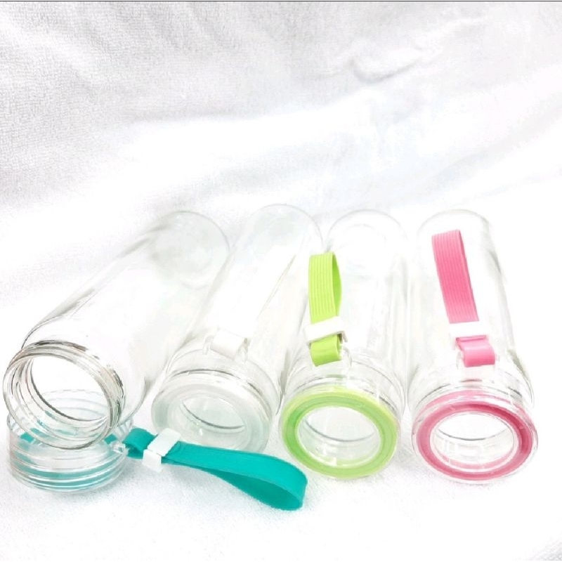 Botol Minum Slim Bening/Tumbler Slim Bening/Botol Minum Kaca 400ml