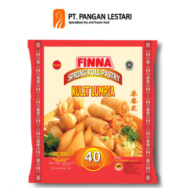 

FINNA Kulit Lumpia (Spring Roll Skin) 215 X 215 mm ISI 40 Sheet berserfikat BPOM dan MUI