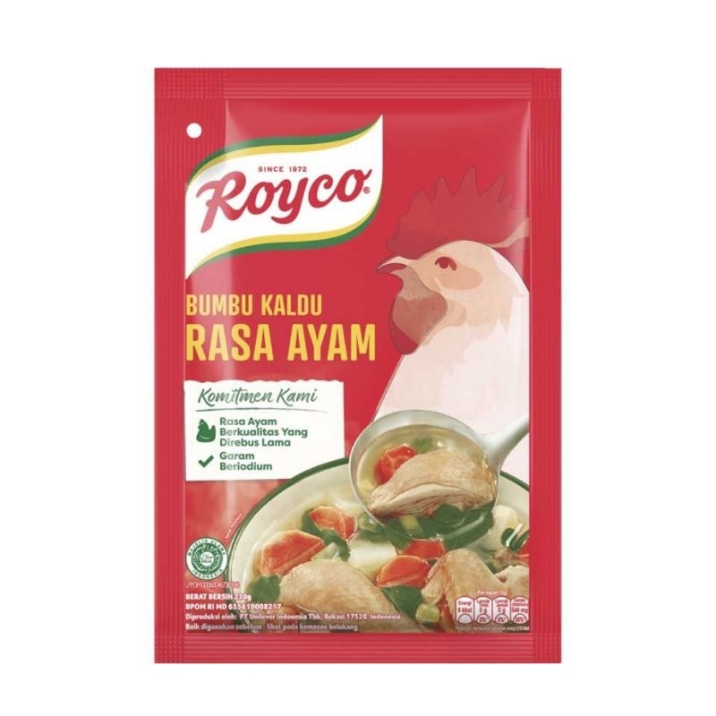 

Royco bumbu kaldu 220 gram (ayam, sapi)