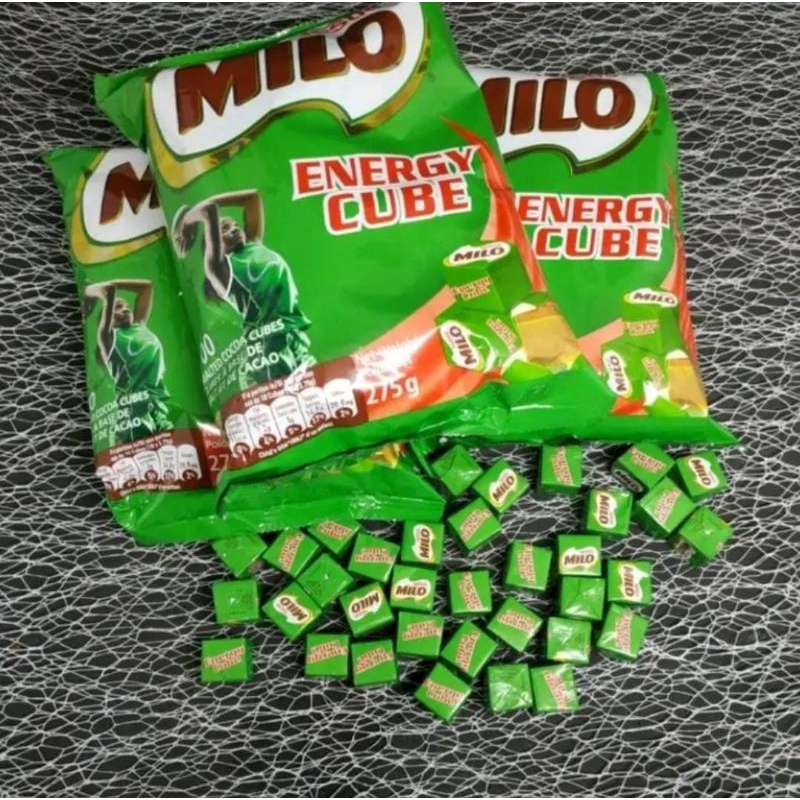 

Milo cube 100pcs import malaysia / permen bubuk milo asli