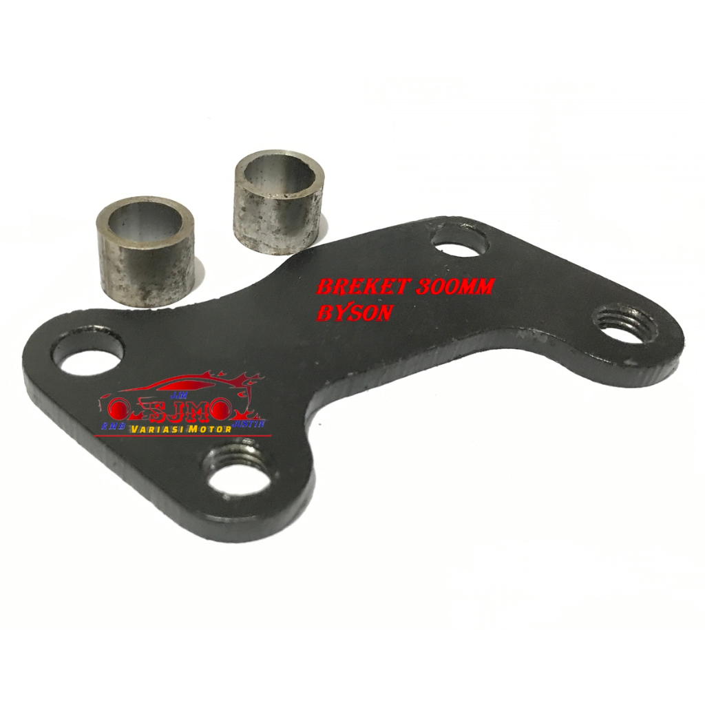 BREKET CAKRAM SCORPIO MX KING R15 VIXION BYSON MX MIO JUPITER RX KING VEGA FIZR NOUVO XRIDE OLD MIO SOUL MIO SMILE XEON 300MM 260MM BREKET PIRINGAN DEPAN 300MM 260MM