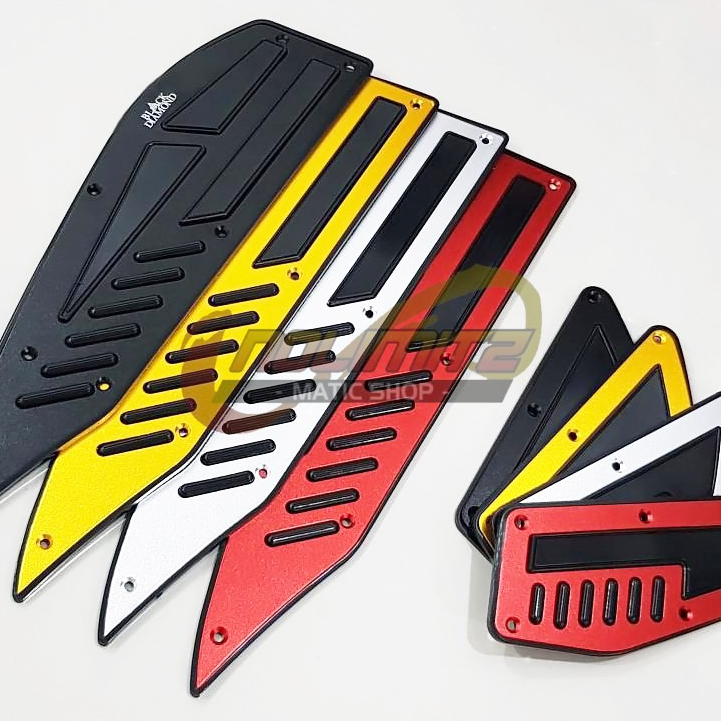 Floorboard Black Diamond Bordes Karpet Pijakan Kaki Yamaha XMAX