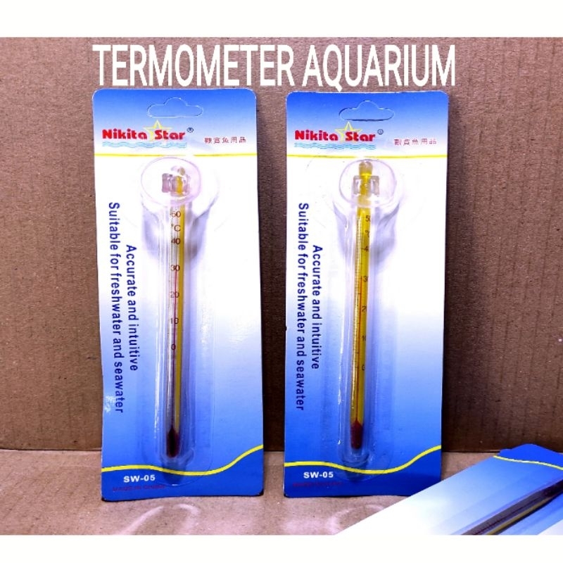 Thermomer aquarium pengecek suhu air aquarium