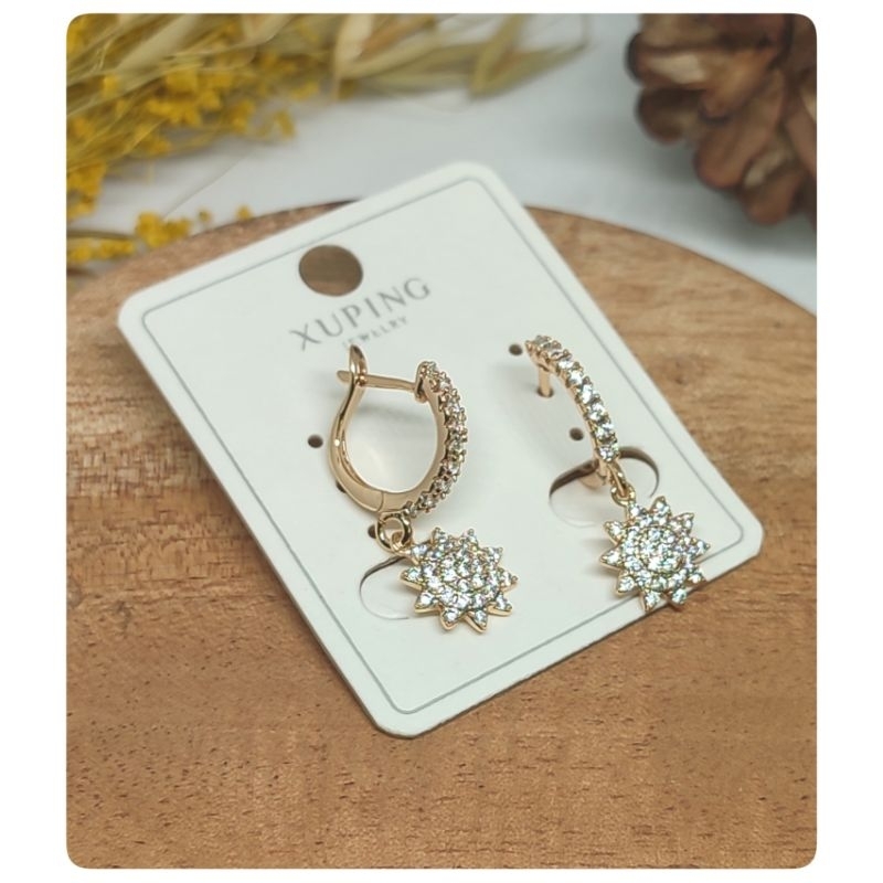 Anting clip Wanita Bahan Xuping Tidak Karat Original Xuping