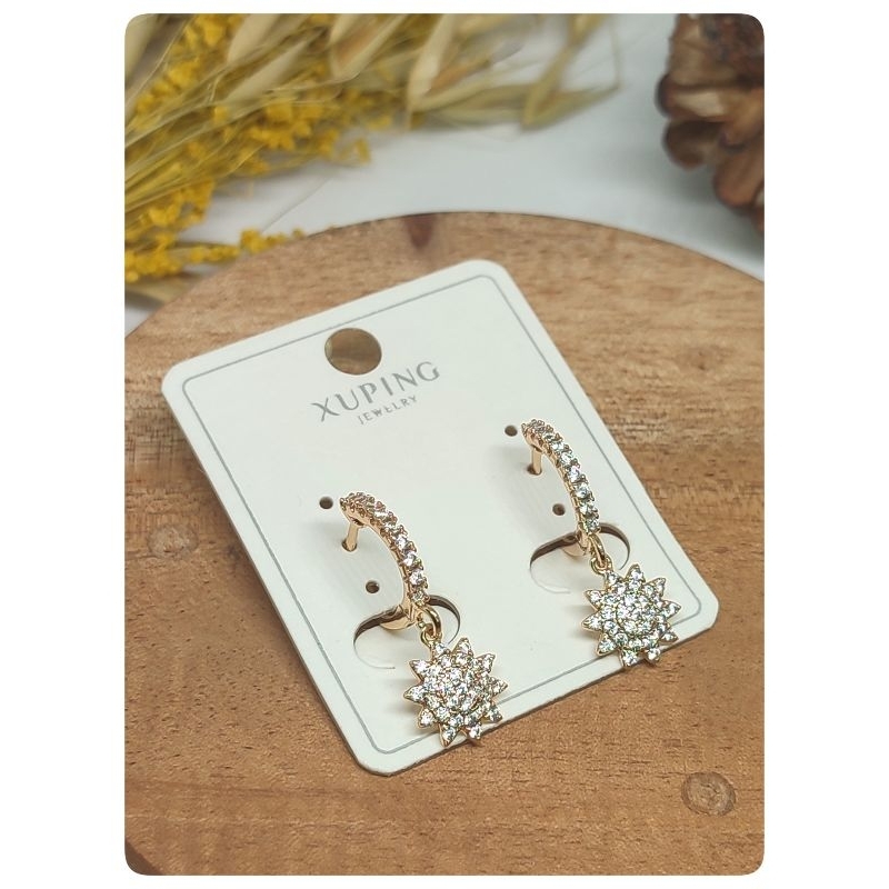 Anting clip Wanita Bahan Xuping Tidak Karat Original Xuping