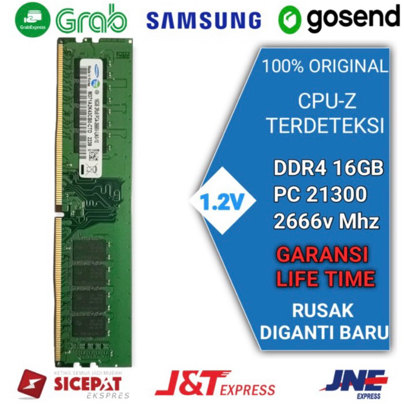 Ram 16GB DDR 4 SAMSUNG COPOTAN ORIGINAL