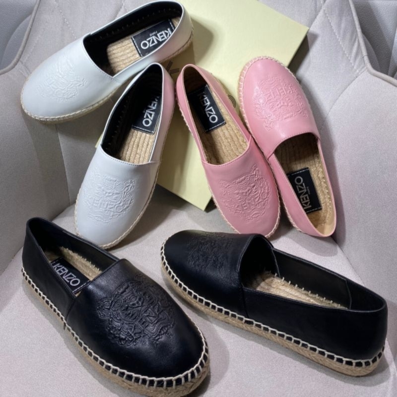 SALE Sepatu Espa Wanita Mirror Ken20 Espadrilles Leather Shoes KZ-02