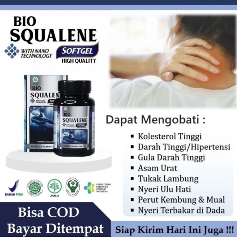 

BIO SQUALANE 100 % ORIGINAL ASLI BIO SQUALANE OBAT SENDI DAN TULANG