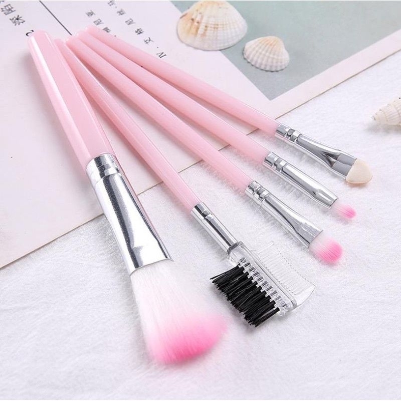 Kuas Make Up brush set 5in 1 packingan Make up tools/brush