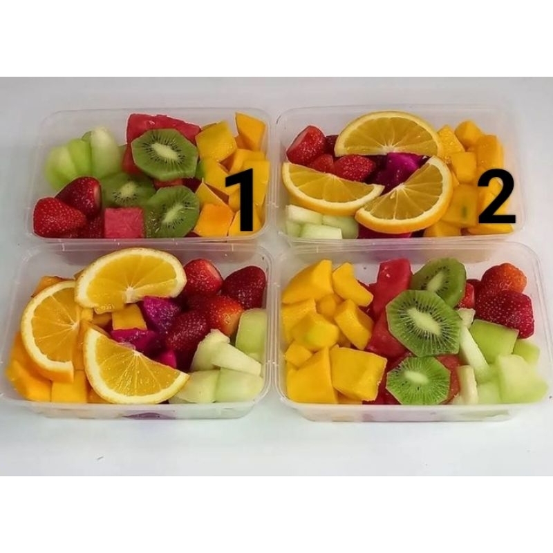 

buah potong segar/ buah potong fresh 650 Mili