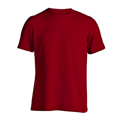 KAOS POLOS MERAH HATI SOFT COMBED 100%