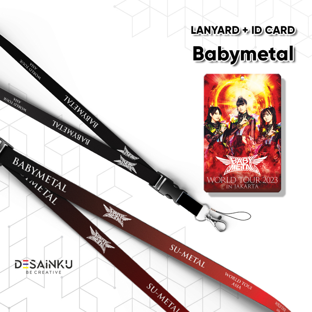 LANYARD + ID CARD BABYMETAL WORLD TOUR ASIA / TALI HP