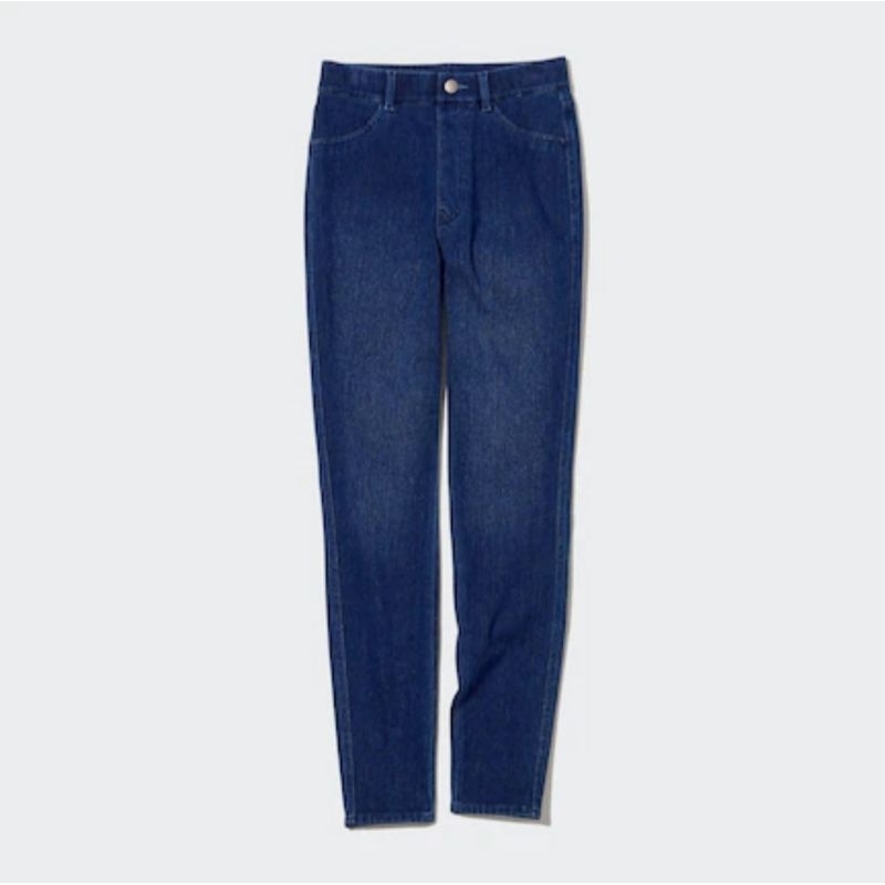 UNIQLO 100% Original Celana Legging Jegging Denim High Rise Ultra Stretch