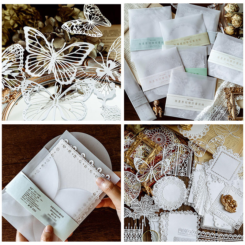 

Kertas Memo Lace Motif Dekorasi Journal Bujo/Scrapbook