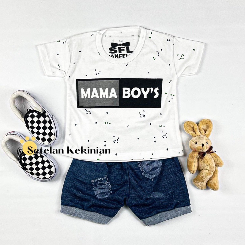 Setelan Papa And Mama Baby Newborn / Set Baby Newborn