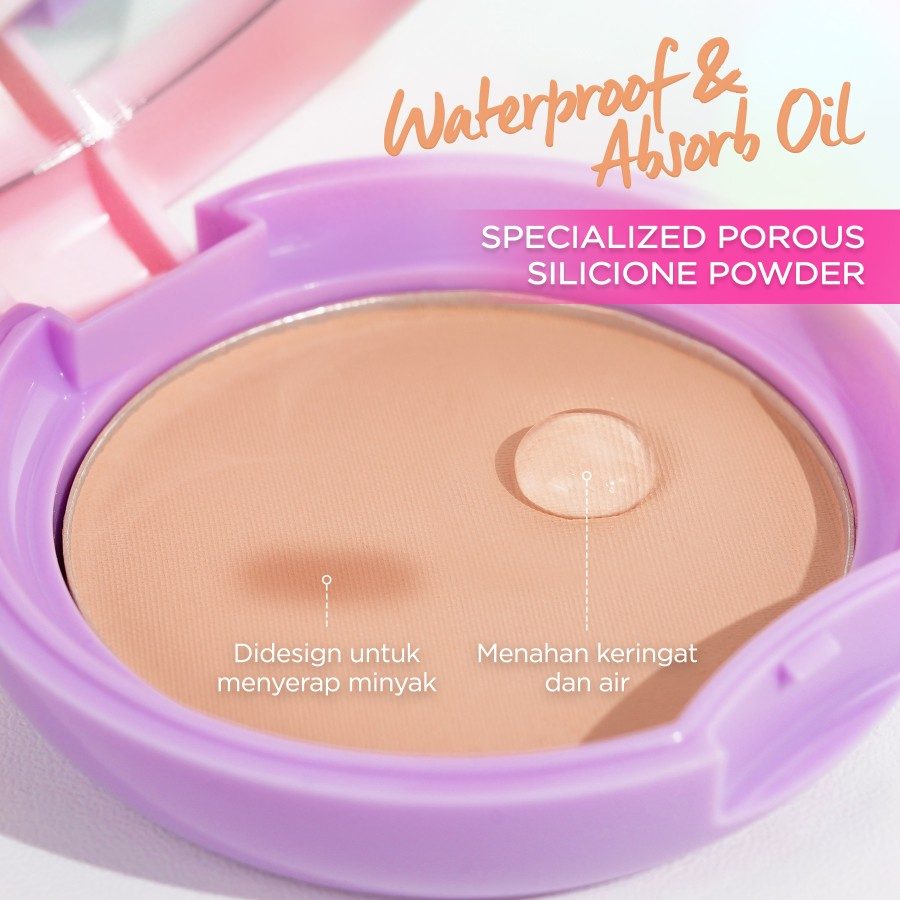 DAZZLE ME Muse Pressed Foundation | Long Lasting Blurring Matte