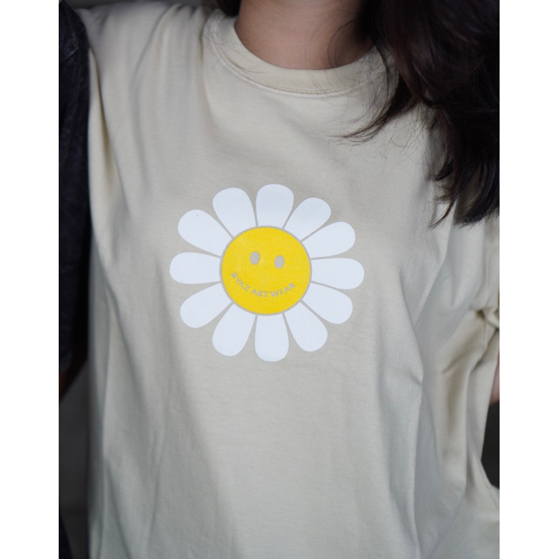 [OVERSIZE] T-shirt BYAZ Smile Flower