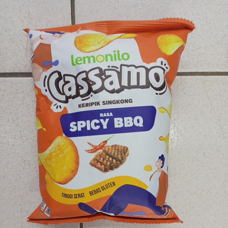Lemonilo Cassamo Keripik singkong Spicy Bbq dan Smoky Bbq 50g