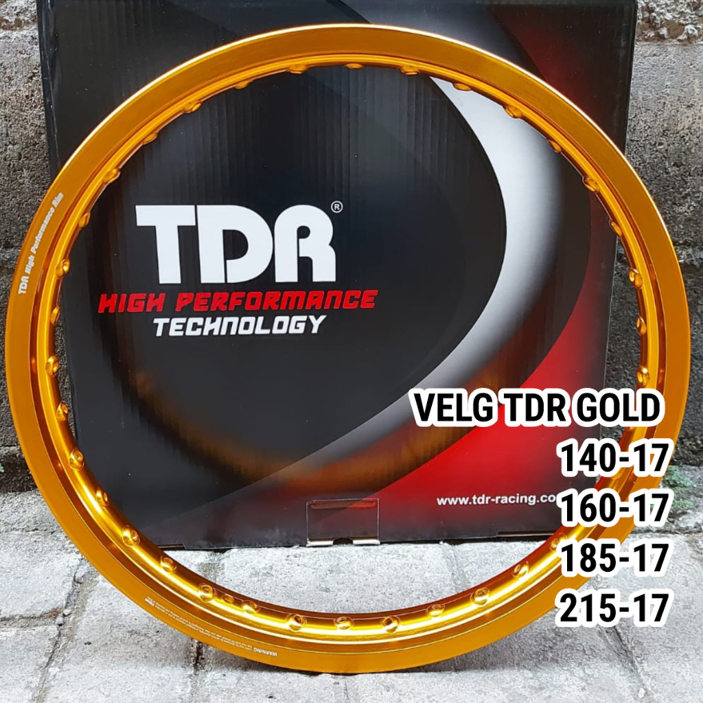 VELG TDR JARI JARI RING 17 GOLD W/U SHAPE// VELG RING 17 GOLD