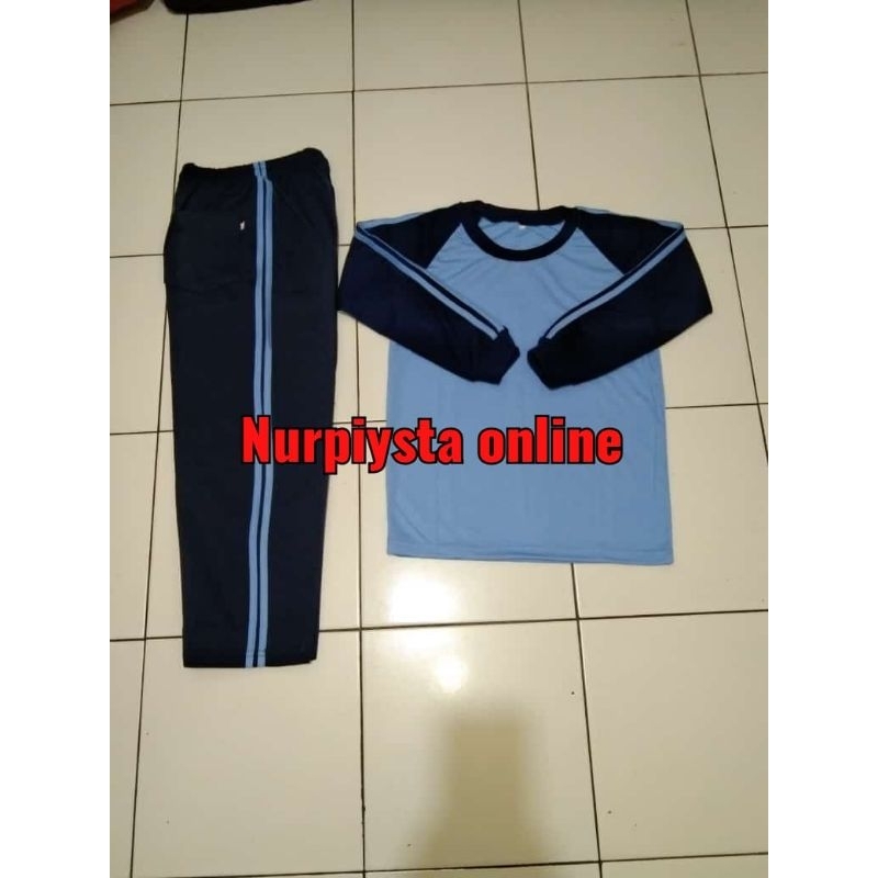 stelan baju olahraga Anak Paud/TK Tangan panajang