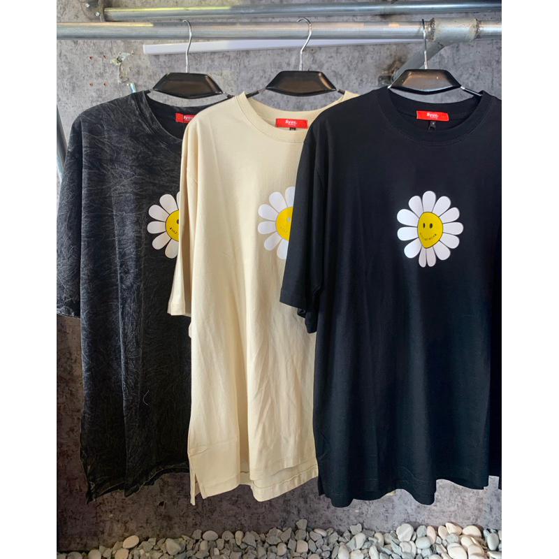 [OVERSIZE] T-shirt BYAZ Smile Flower