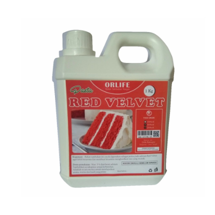 

Perisa Pasta Red Velvet 1 Kg Orlife