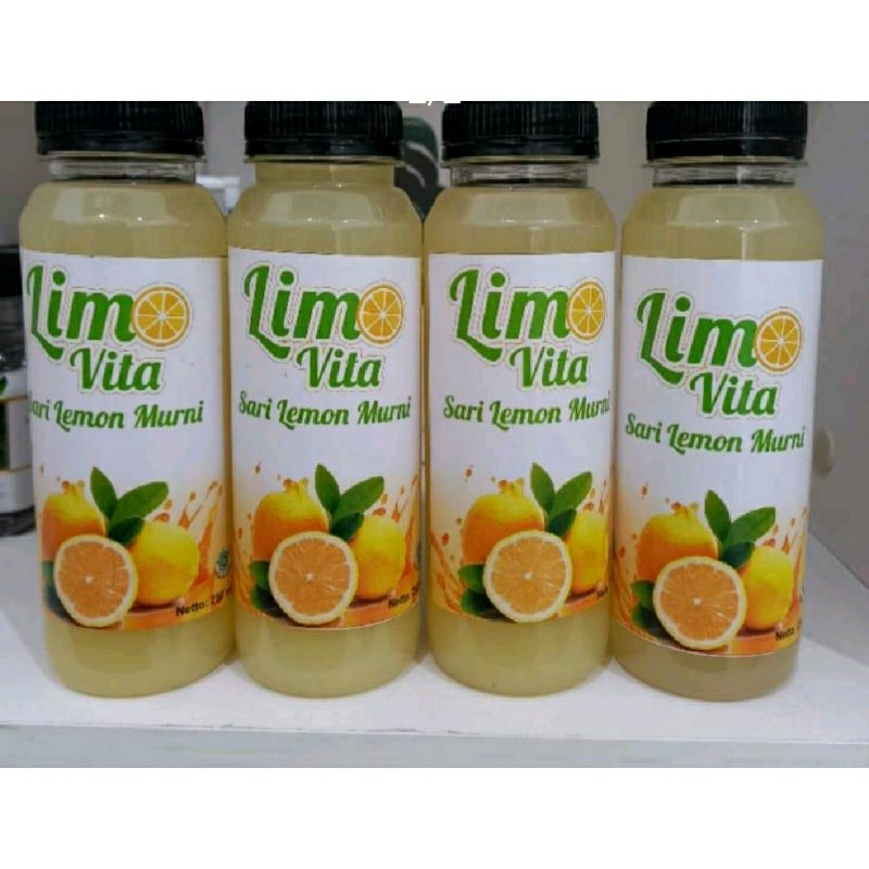 

Limovita 500 ml Perasan Sari Jeruk Lemon Murni 100 % California 500ml harga lebih hemat