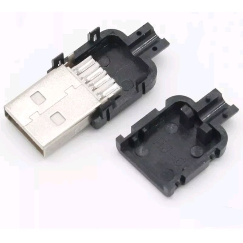 Soket USB Kosong 4pin solder Socket Connector Male