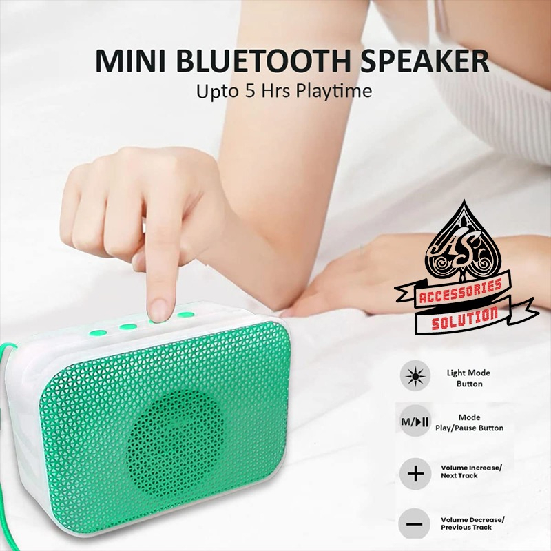 SPEAKER Bluetooth Mini LED Wireless Speaker A011 USB / Speaker Bluetooth T5 Wireless Portable Speaker Mini